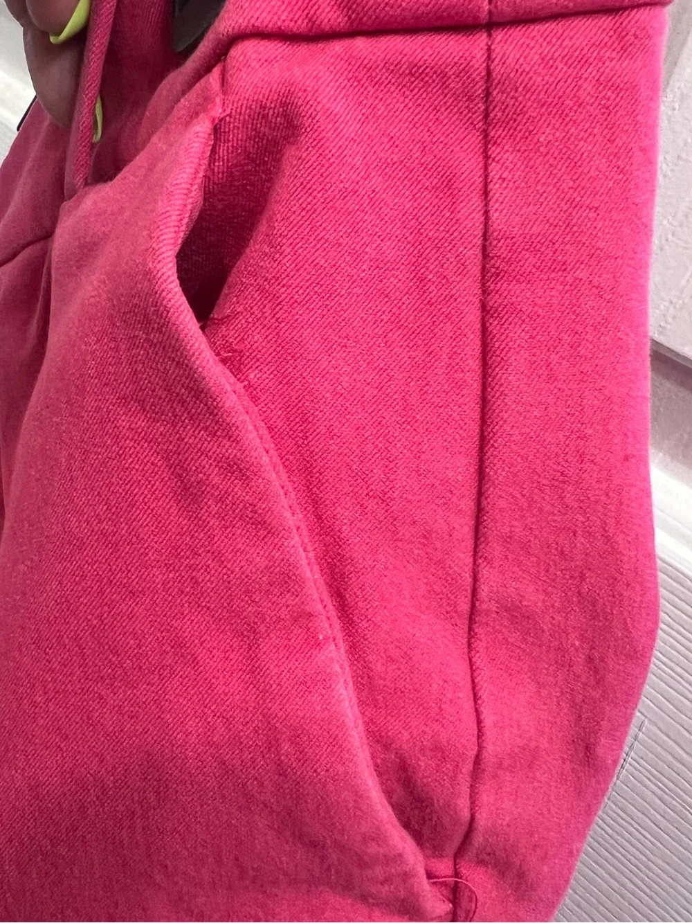 J. Crew Bright Pink Stretch Woven Cropped Pants Petite 10P Tailored Fit Nautical